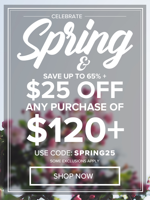 Celebrand Spring And Save Up to 65% Off + $25 Off Any Order over $120| Use Code: Spring25 | Some Exclusions Apply| Shop Now